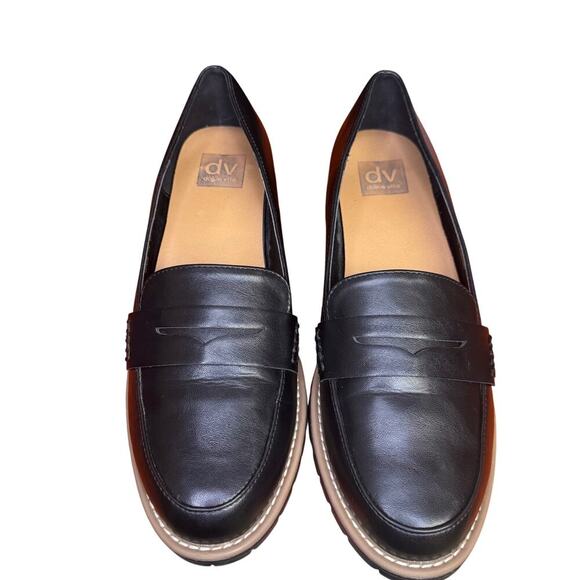 DV Dolce Vita Crisp Loafers Black 10 - Picture 2 of 4